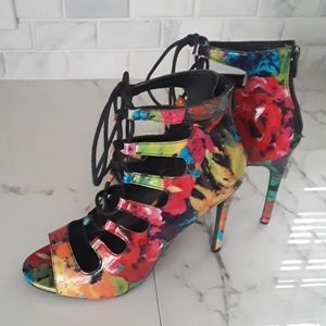 "Candies" Rainbow Gladiator Heels